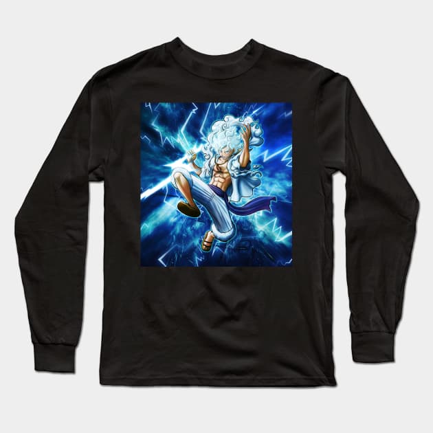 God of thunder (joy) Long Sleeve T-Shirt by mcashe_art